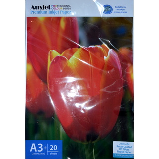 260gm A3+ RC Glossy Photo (20 Sheets)