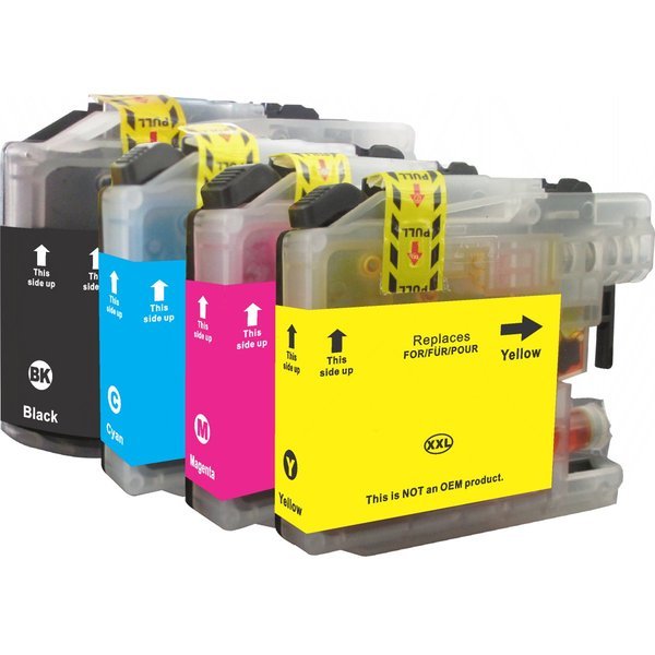 LC137 LC135 Compatible Inkjet Cartridge Set  4 Ink Cartridges [Boxed Set]