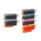 PGI-520 CLI-521 Compatible Inkjet Cartridge Set  6 Cartridges [Boxed Set]